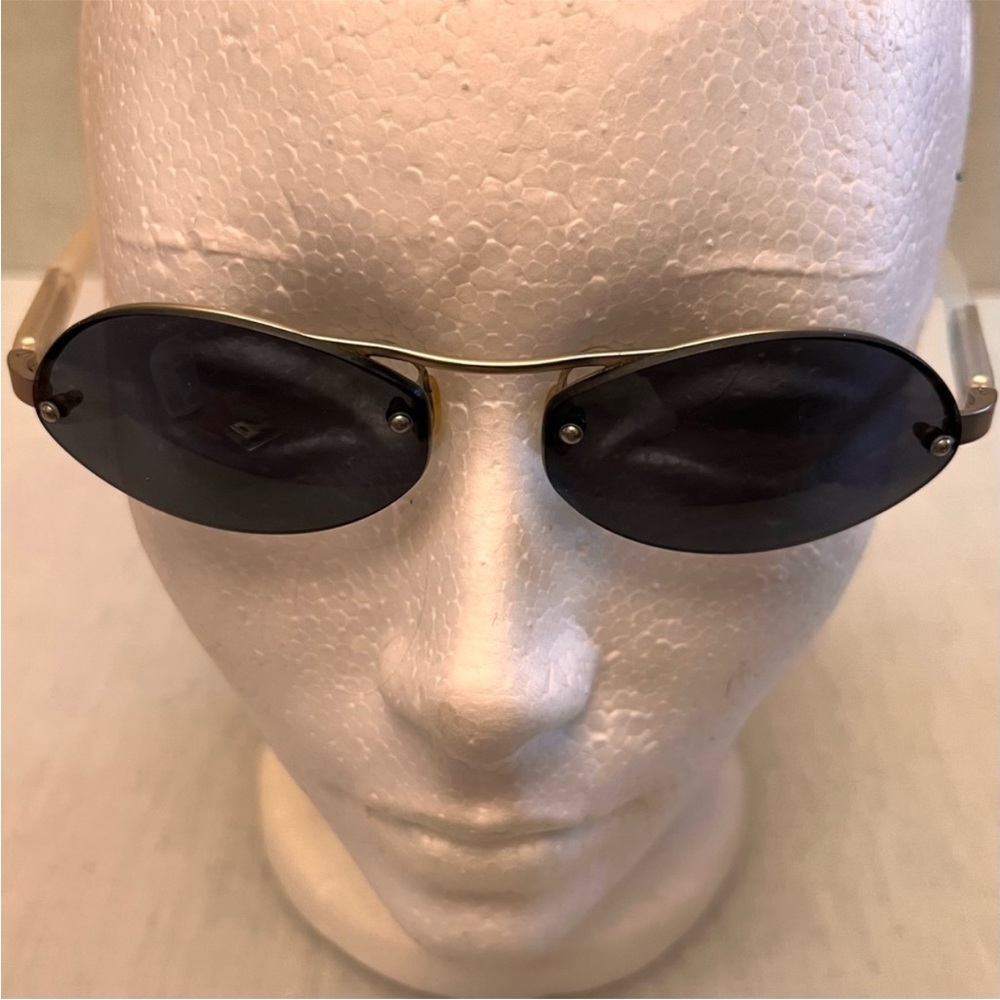 PRADA  Vintage Designer Sunglasses Clear Wrap SPR 57A 2AC-1A1